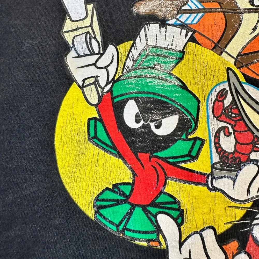 Lot29 Looney Tunes‎ T-Shirt Mens 3XL Black Y2K Streetwear Graphic Tee